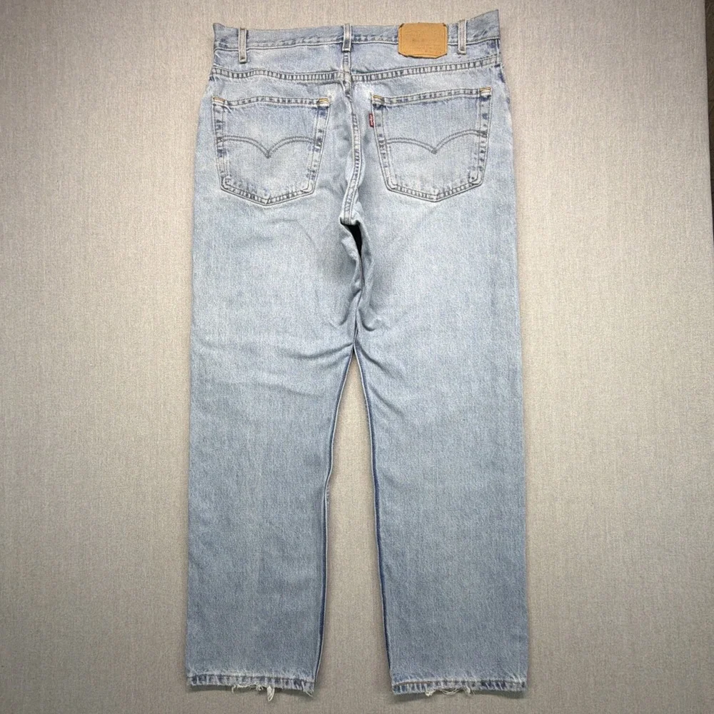 Vintage Levi's 505 Jeans 38x32 (Fits 37x30) Blue Denim 90s Distressed
